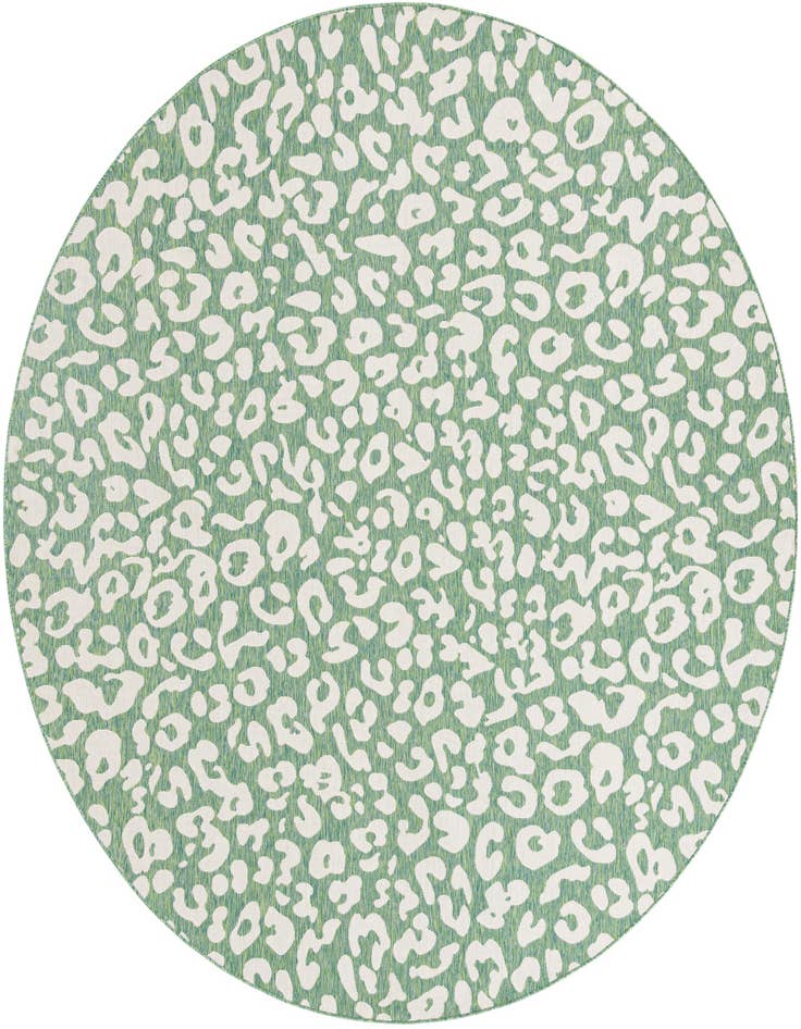 Detail image of 12' x 12' Easy-Clean Safari Indoor / Outdoor Round Rug