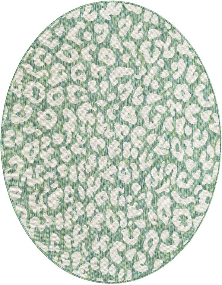 Detail image of 5' 3 x 5' 3 Easy-Clean Safari Indoor / Outdoor Round Rug