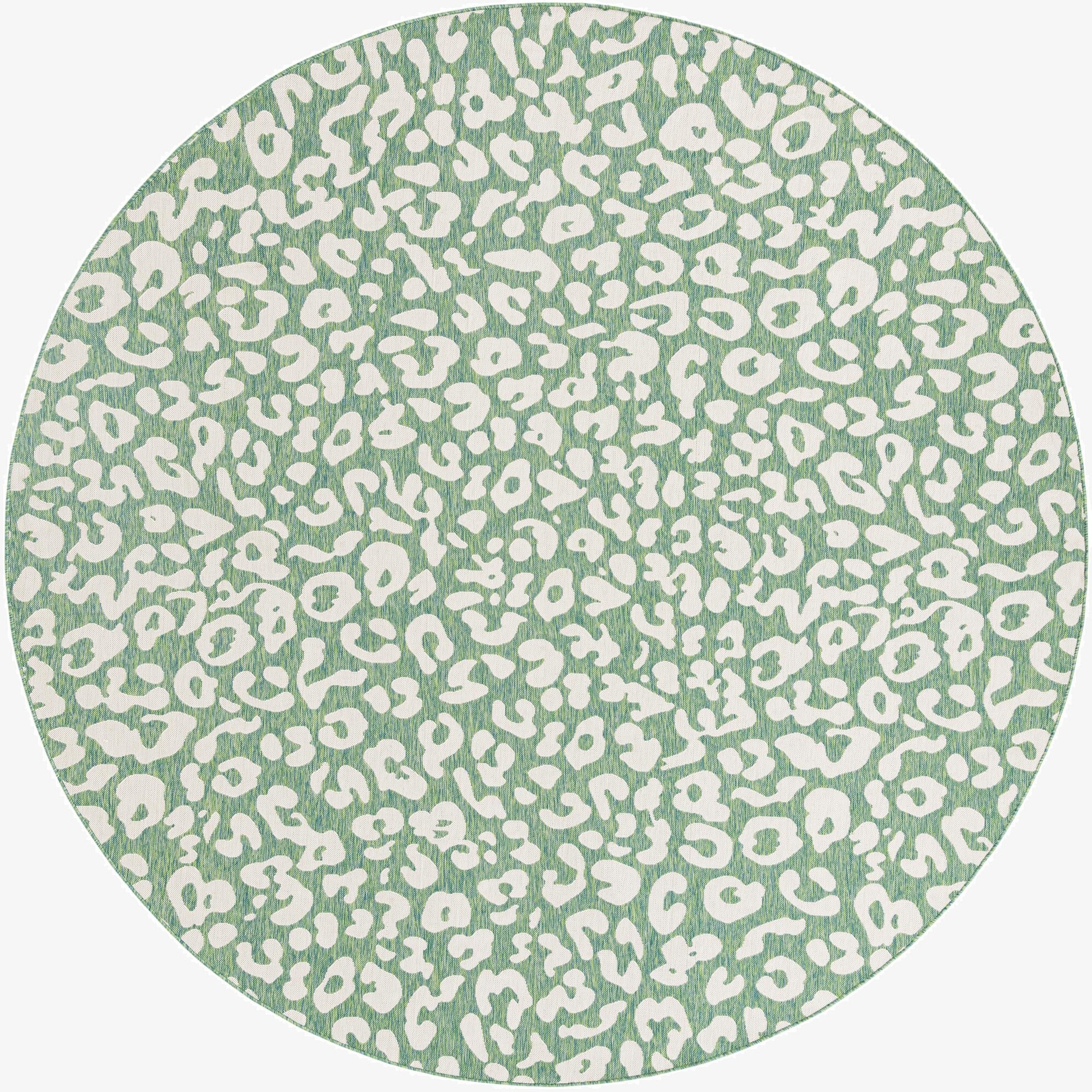 12' x 12'  Washable Safari Indoor / Outdoor Round Rug