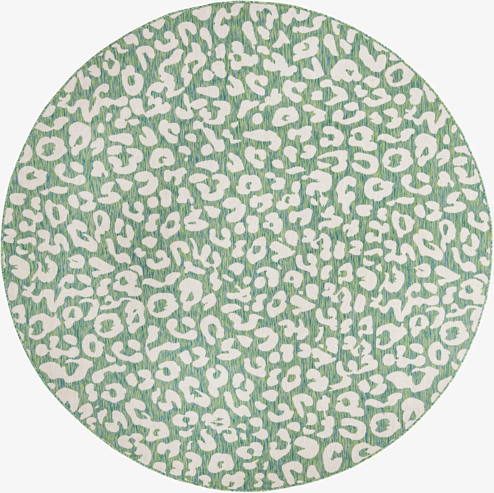 Primary image 10' x 10'  Washable Safari Indoor / Outdoor Round Rug