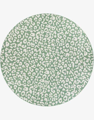 13' x 13' Easy-Clean Safari Indoor / Outdoor Round Rug