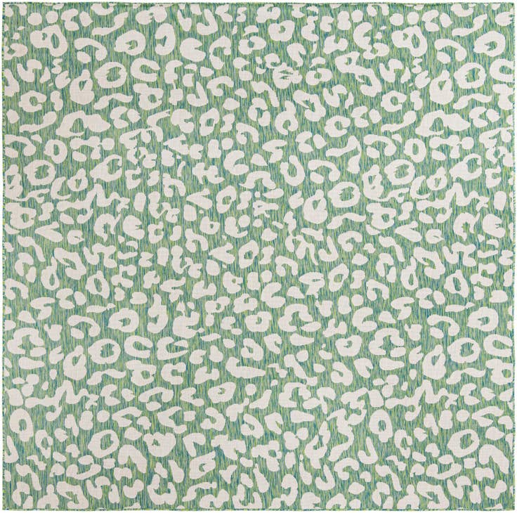 Detail image of 10' x 10' Easy-Clean Safari Indoor / Outdoor Square Rug