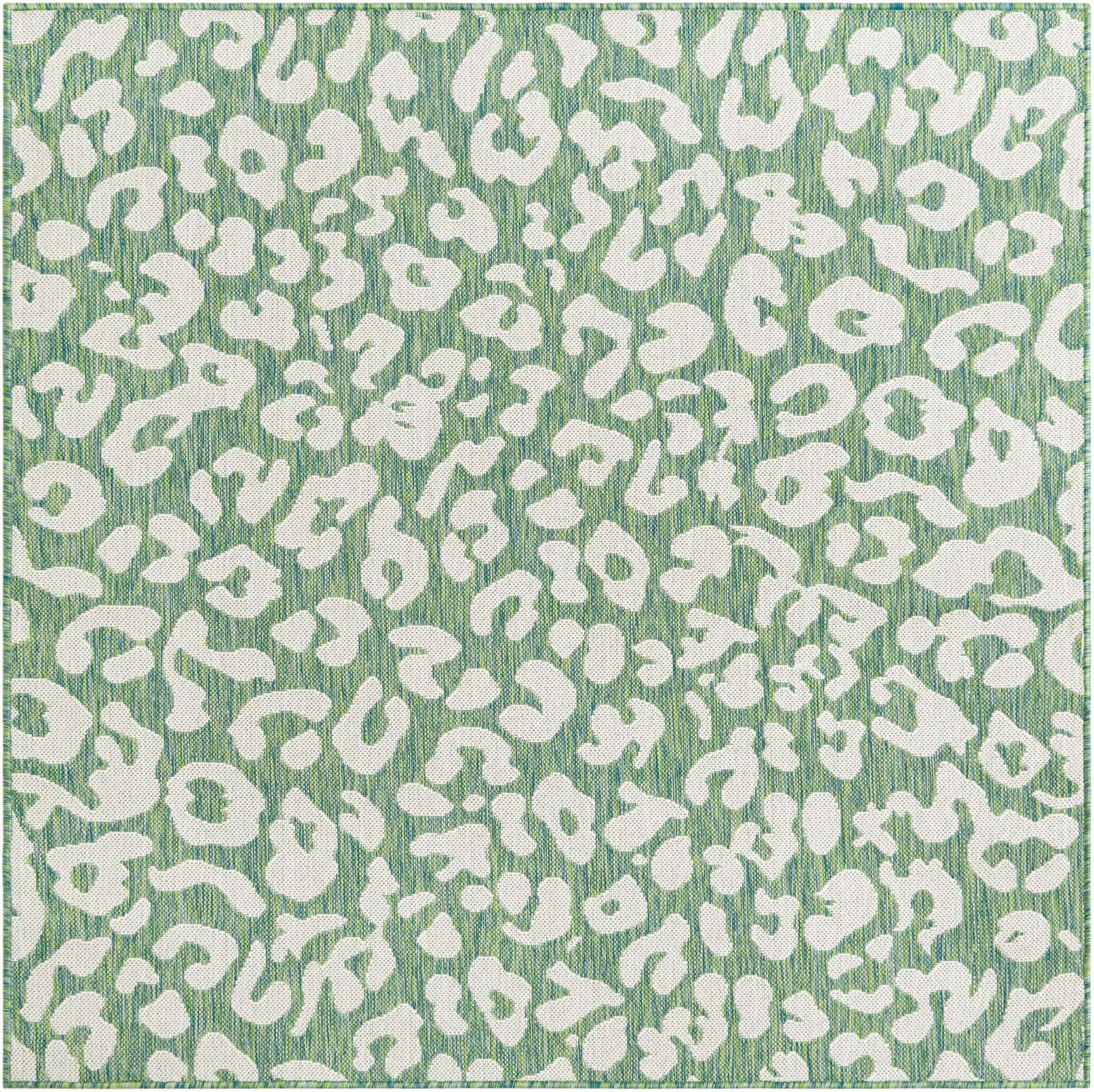 5' 3 x 5' 3 Easy-Clean Safari Indoor / Outdoor Square Rug