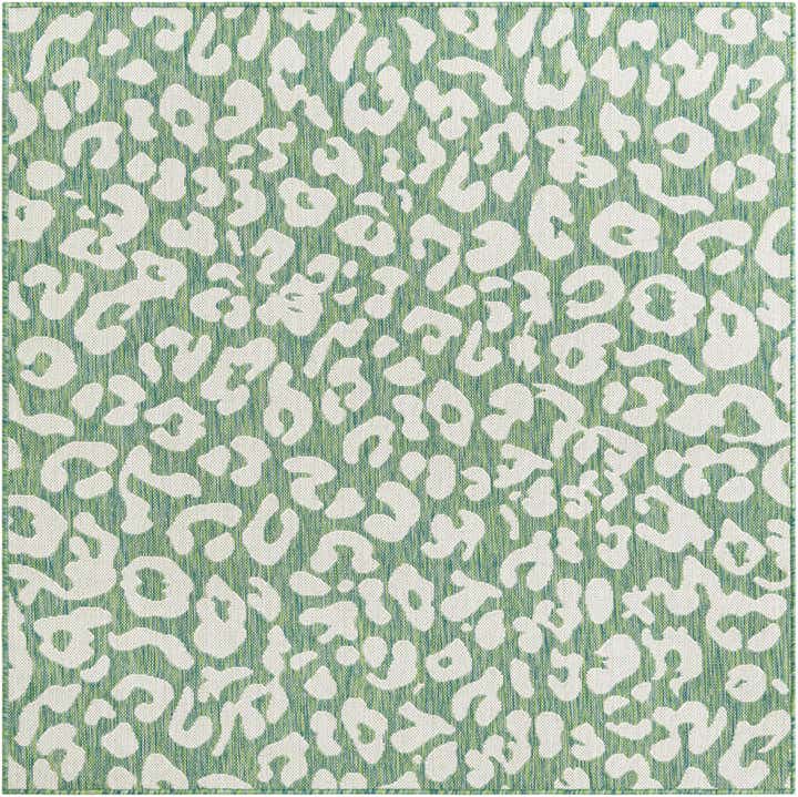 5' 3 x 5' 3 Easy-Clean Safari Indoor / Outdoor Square Rug