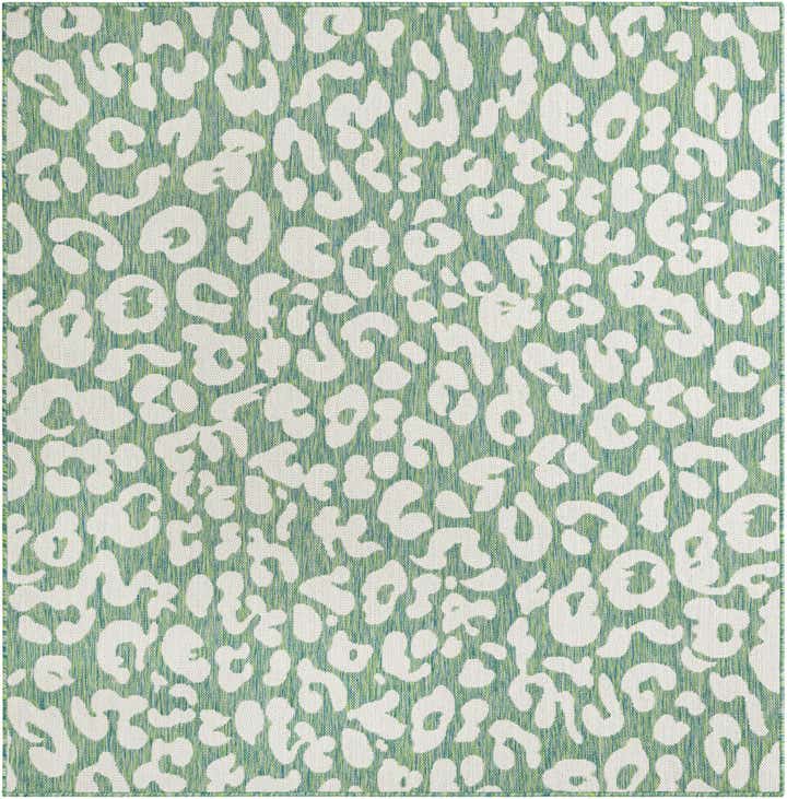 6' x 6' Easy-Clean Safari Indoor / Outdoor Square Rug