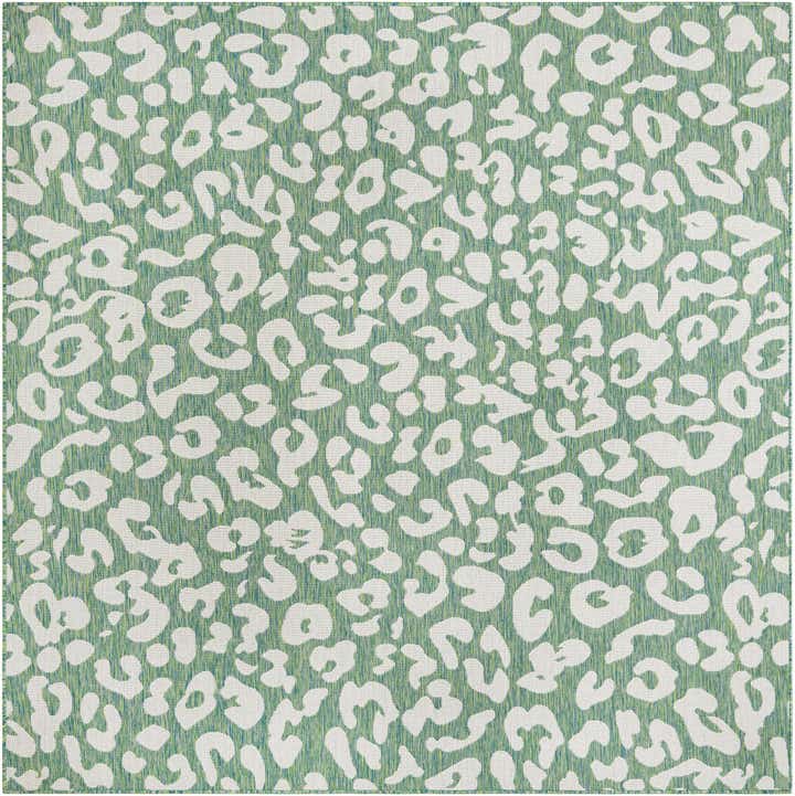 7' 10 x 7' 10 Easy-Clean Safari Indoor / Outdoor Square Rug
