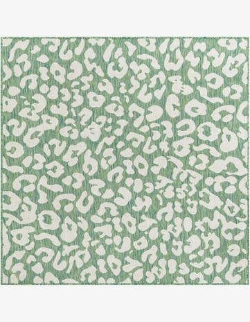 5' 3 x 5' 3 Easy-Clean Safari Indoor / Outdoor Square Rug