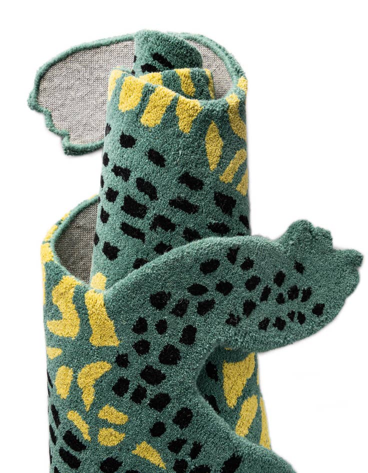 Detail image of 4' 1 x 7' 1 Playtime Kids Wool Freeform Rug