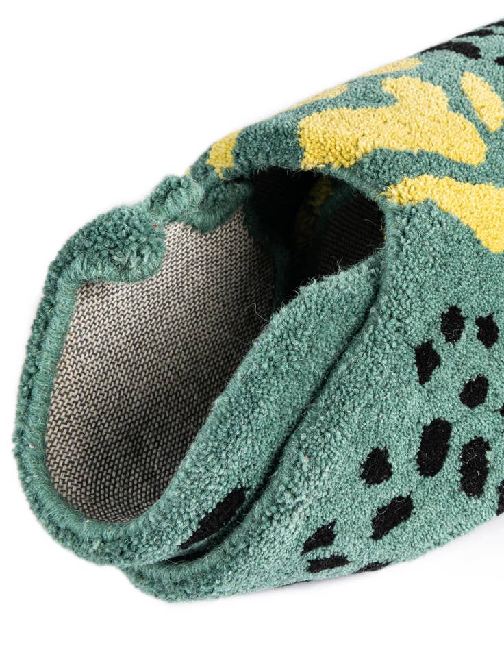 Detail image of 4' 1 x 7' 1 Playtime Kids Wool Freeform Rug