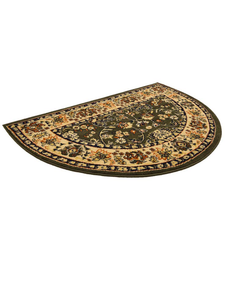 Detail image of 2' 7 x 4' Kashan Design Hearth Rug