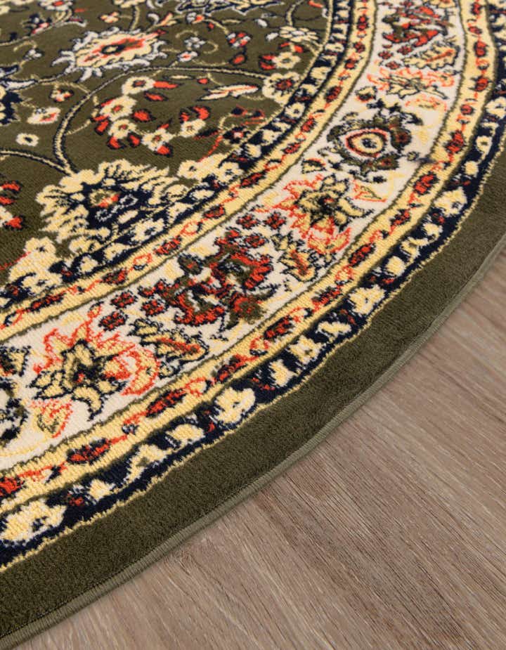 3' x 6' Kashan Design Hearth Rug