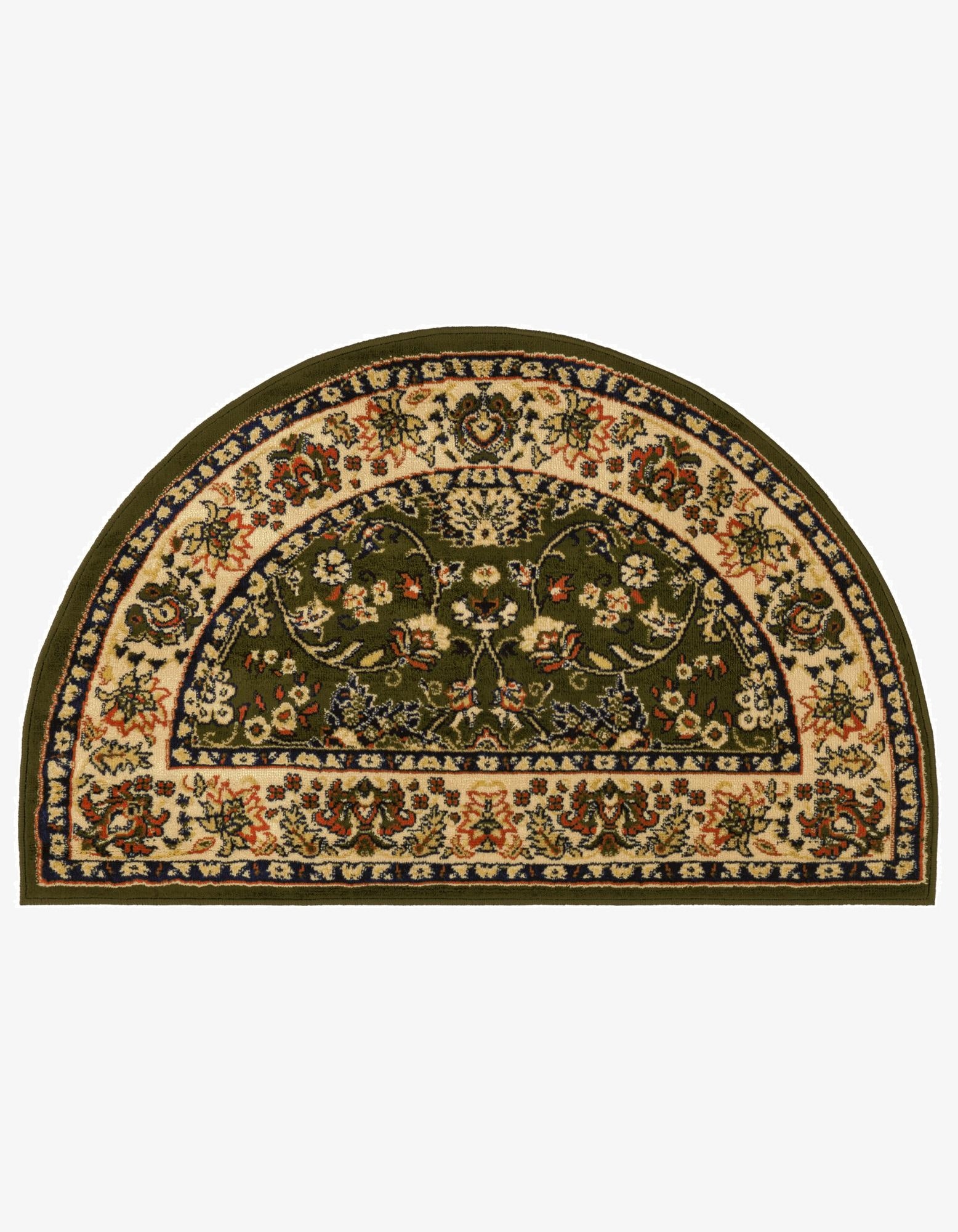 2' 7 x 4' Kashan Design Hearth Rug