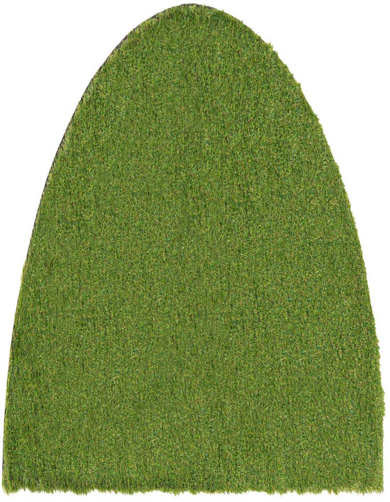 3' x 6' Easy-Clean Grass Indoor / Outdoor Hearth Rug