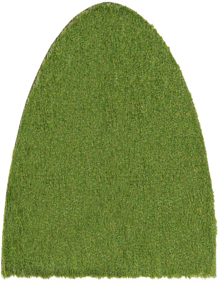 Detail image of 3' x 6' Easy-Clean Grass Indoor / Outdoor Hearth Rug
