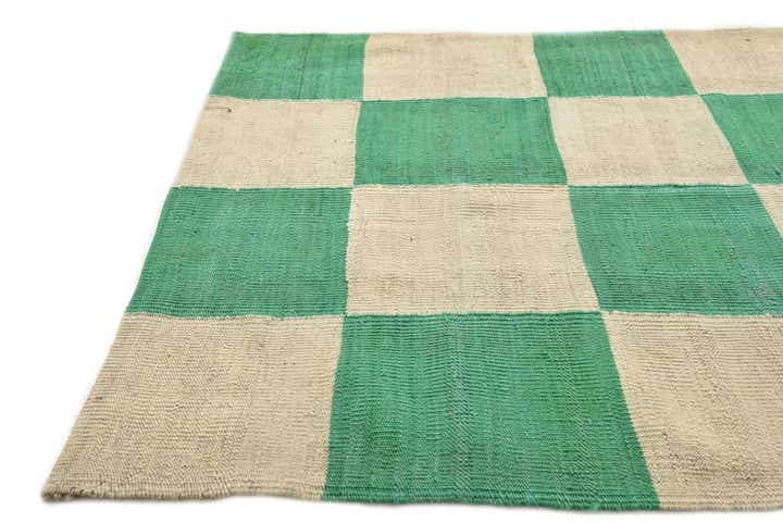 2' 10 x 9' 8 Hand Woven Kilim Modern Wool Runner Rug