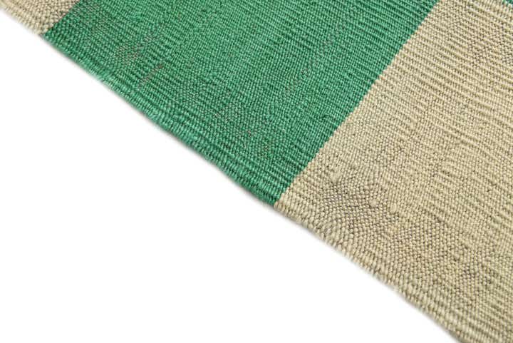 2' 10 x 9' 8 Hand Woven Kilim Modern Wool Runner Rug