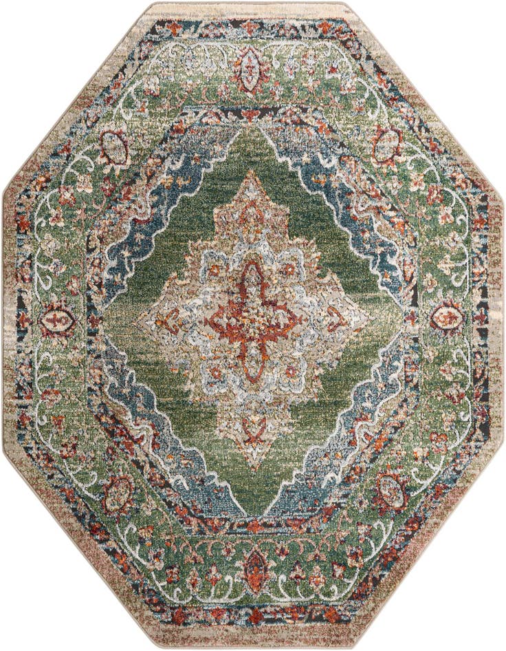 Detail image of 6' 1 x 6' 1 Isabella Octagon Rug