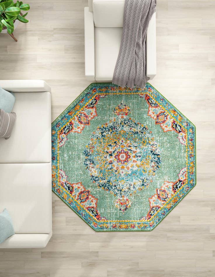 Detail image of 6' x 6' Madeline Octagon Rug