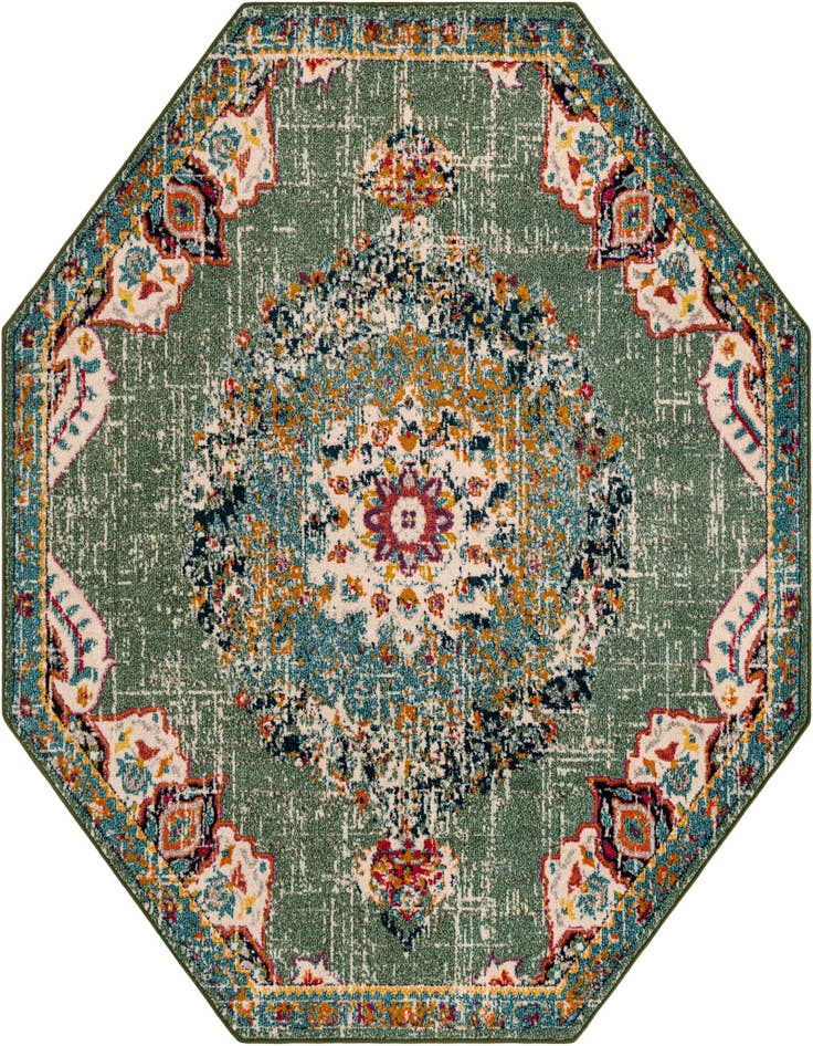 Detail image of 7' 10 x 7' 10 Madeline Octagon Rug