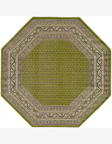 Green SoHo Octagon Rug