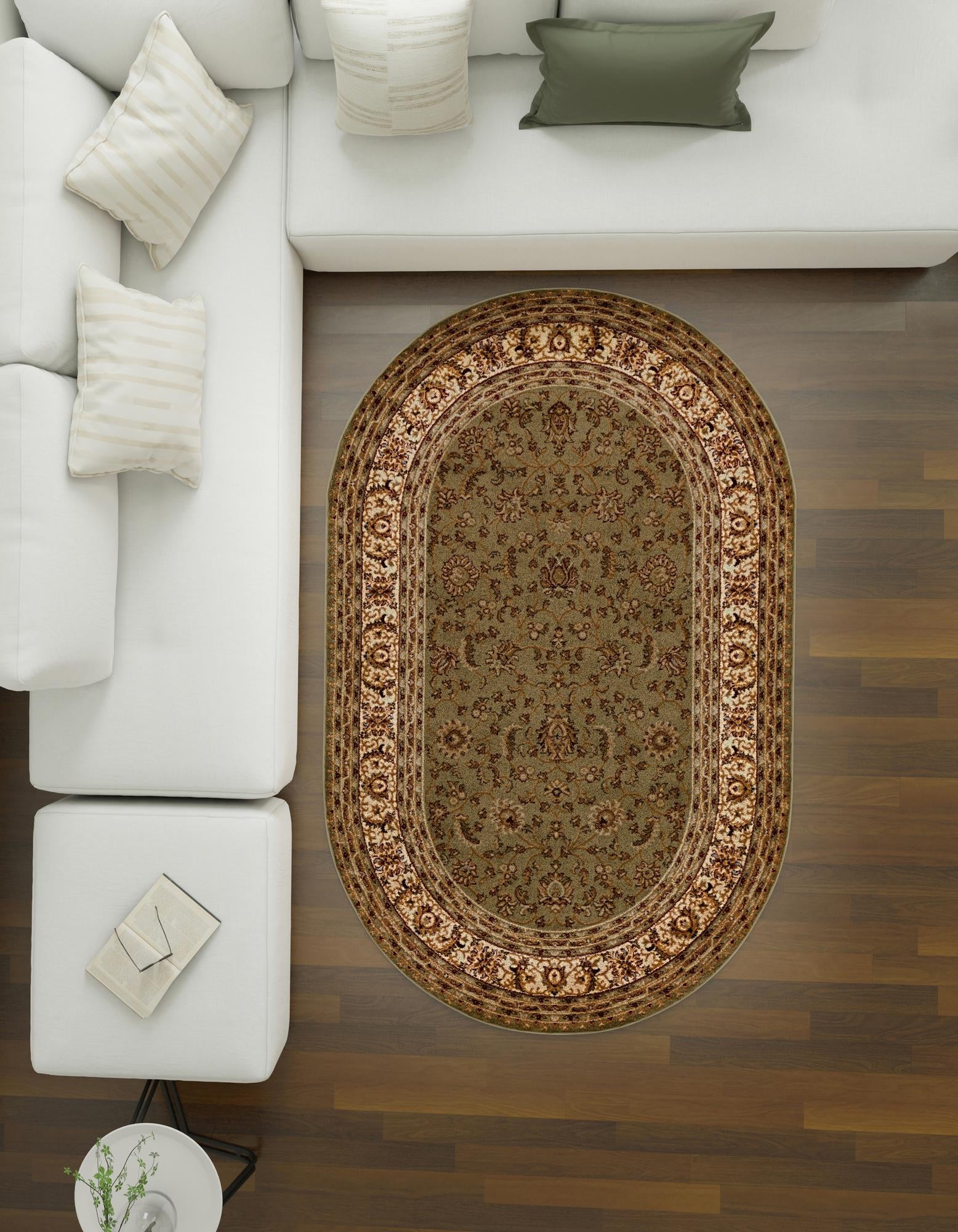 5' 3 x 8' Aditi Oval Rug
