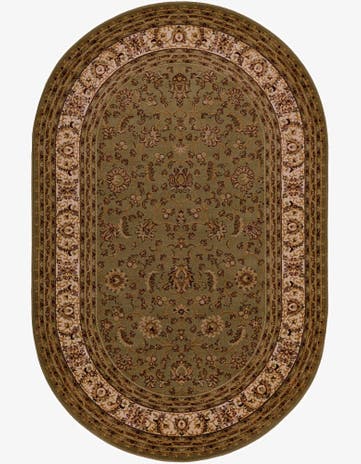 5' 3 x 8' Classic Agra Oval Rug