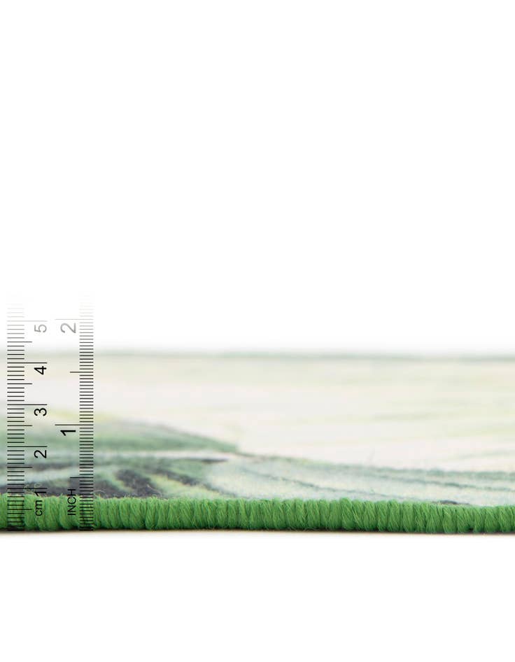 Detail image of 2' x 3' 1  Washable Jill Zarin Caribbean Indoor / Outdoor Oval Rug