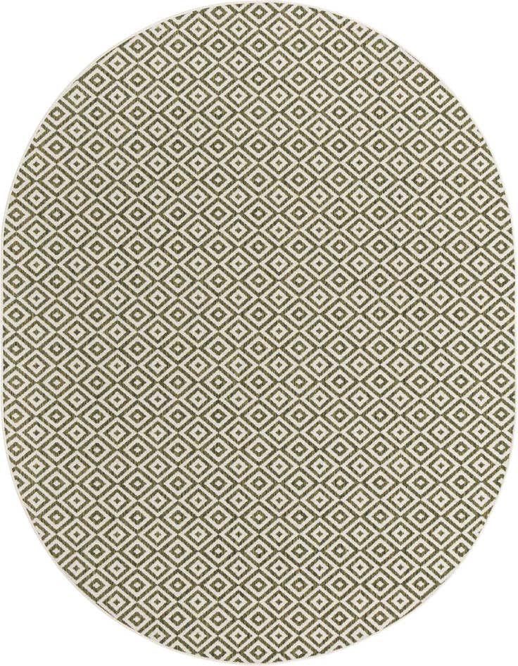 Detail image of 7' 10 x 10' Easy-Clean Jill Zarin Costa Rica Indoor / Outdoor Oval Rug