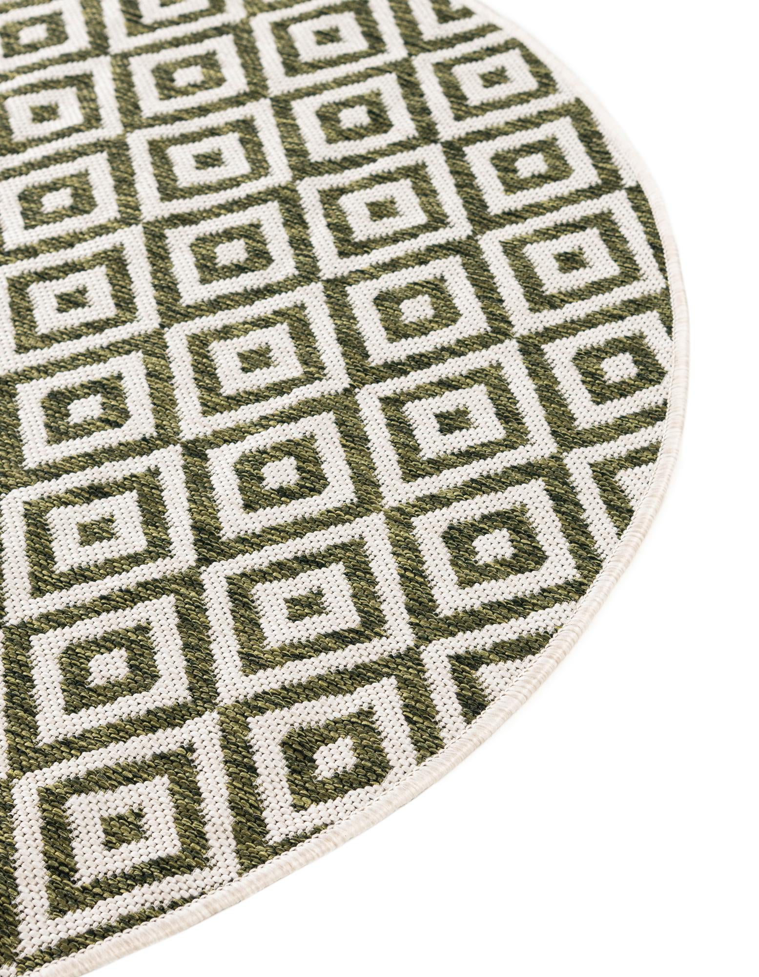 7' 10 x 10' Easy-Clean Jill Zarin Costa Rica Indoor / Outdoor Oval Rug