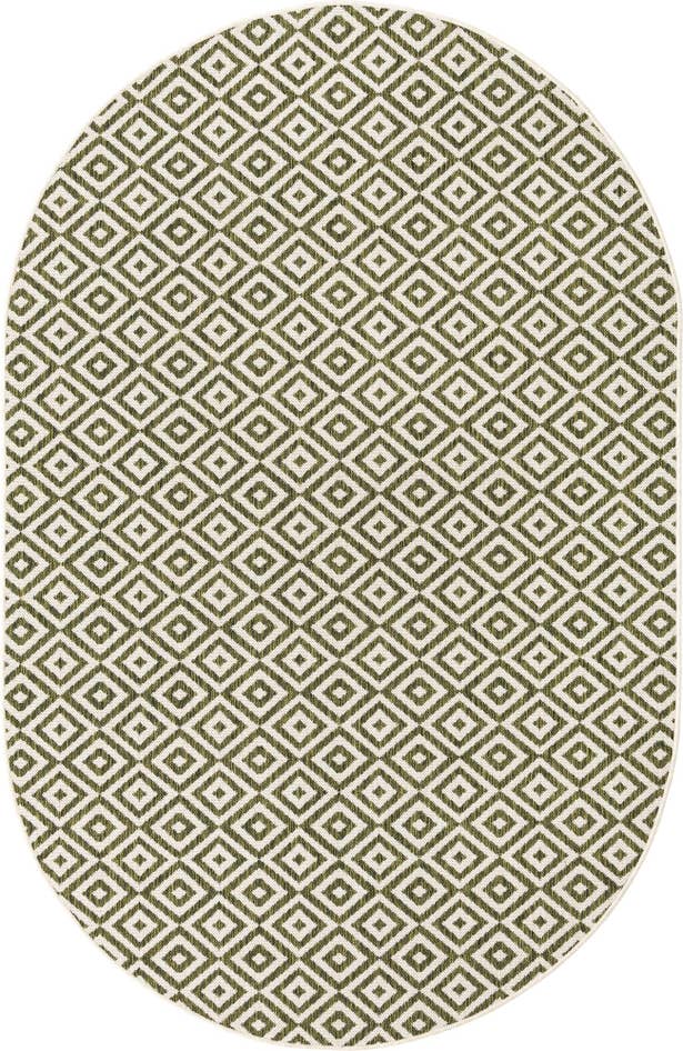 Detail image of 5' 3 x 8' Easy-Clean Jill Zarin Costa Rica Indoor / Outdoor Oval Rug