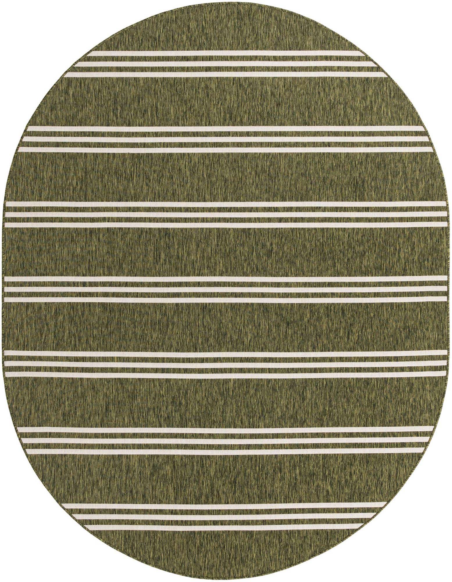 7' 10 x 10' Easy-Clean Jill Zarin Anguilla Indoor / Outdoor Oval Rug