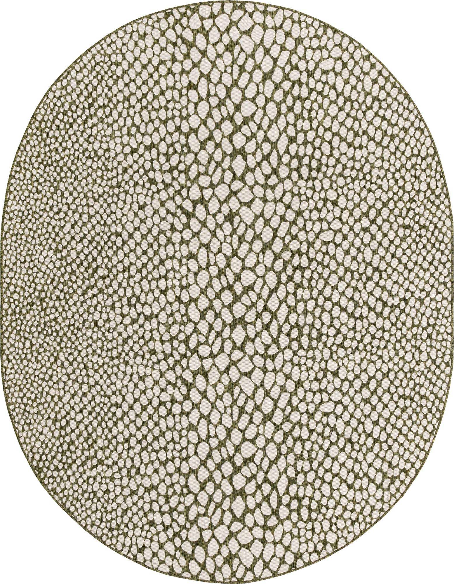 7' 10 x 10' Easy-Clean Jill Zarin Cape Town Indoor / Outdoor Oval Rug