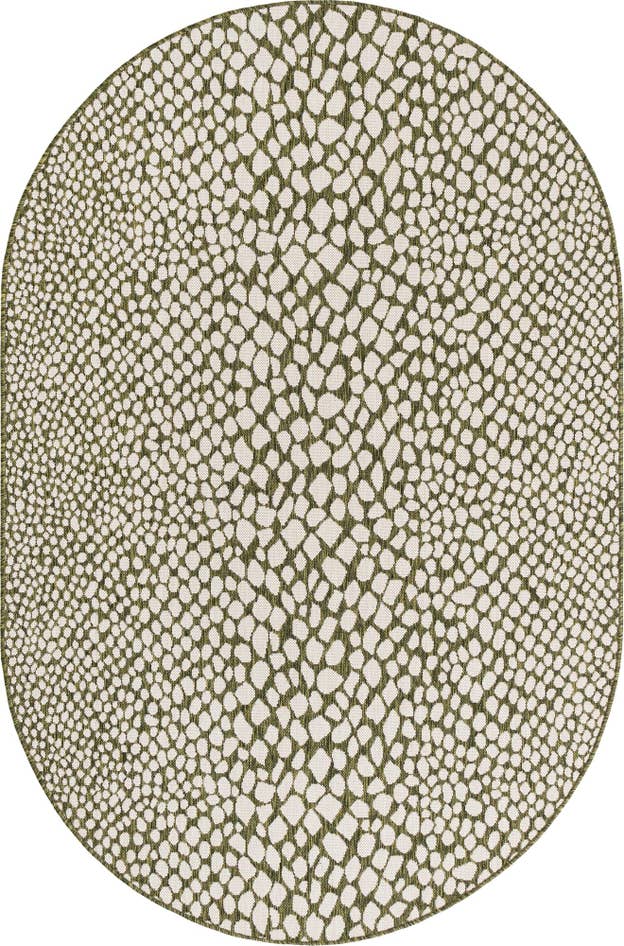 Detail image of 5' 3 x 8' Easy-Clean Jill Zarin Cape Town Indoor / Outdoor Oval Rug