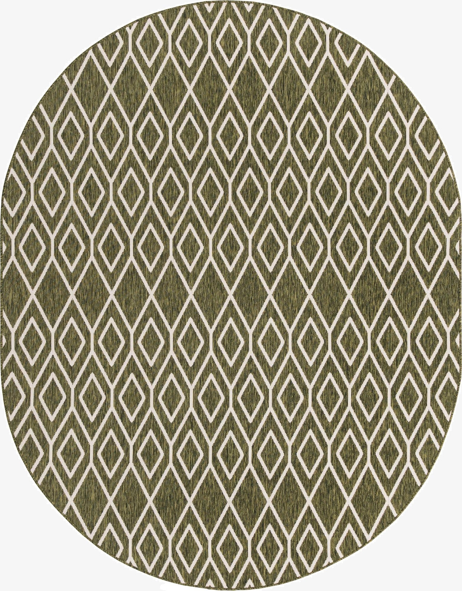 7' 10 x 10'  Washable Jill Zarin Turks and Caicos Indoor / Outdoor Oval Rug