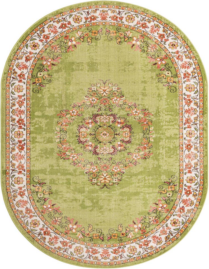 Detail image of 5' 3 x 8' Lucerne Oval Rug