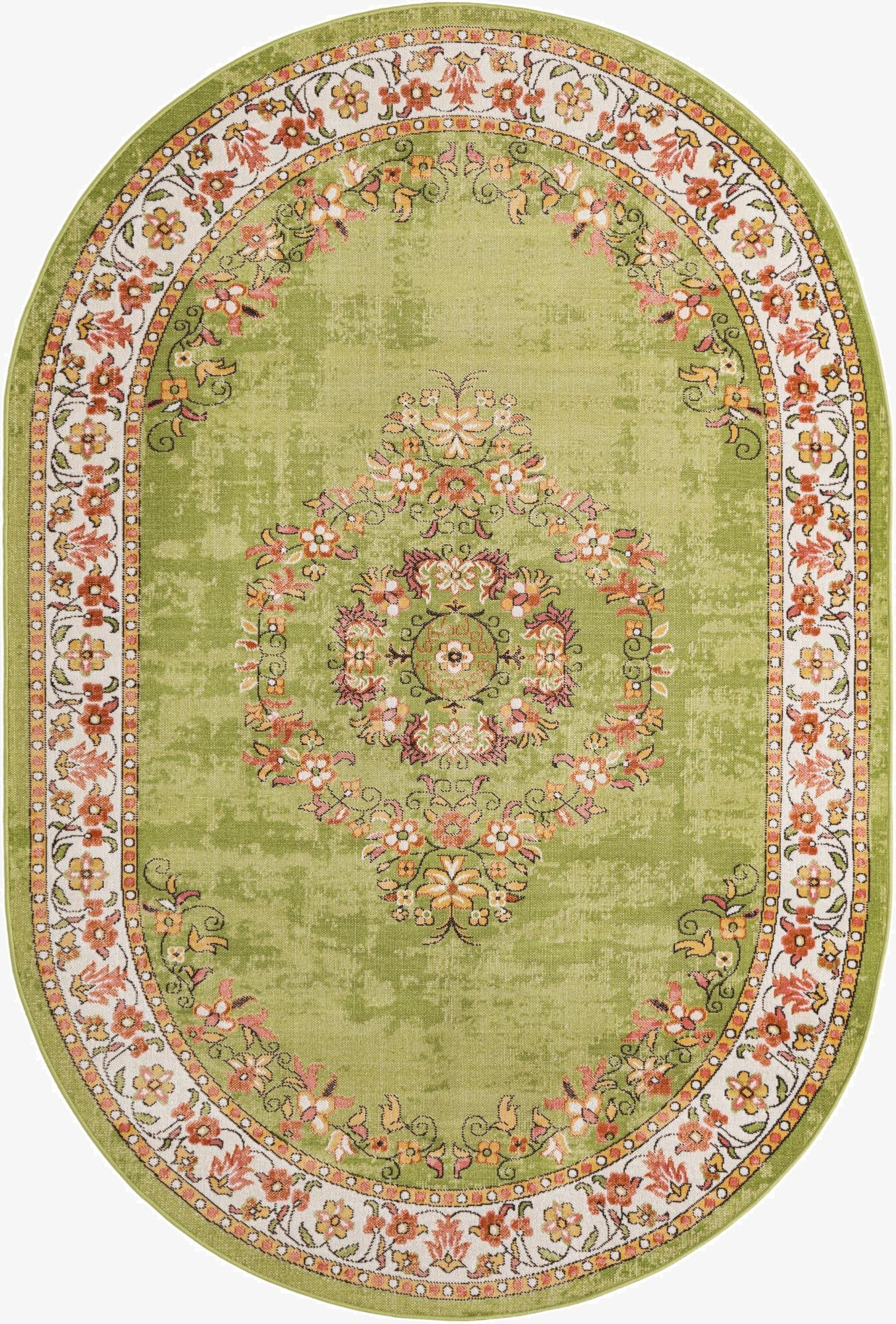  6' 1 x 9' Lucerne Oval Rug