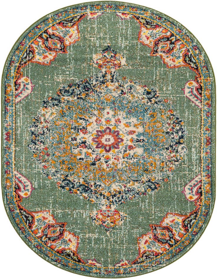 Detail image of 5' 3 x 8' Madeline Oval Rug