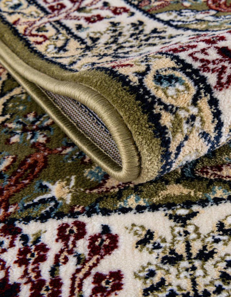 Detail image of 4' x 6' Nain Design Oval Rug