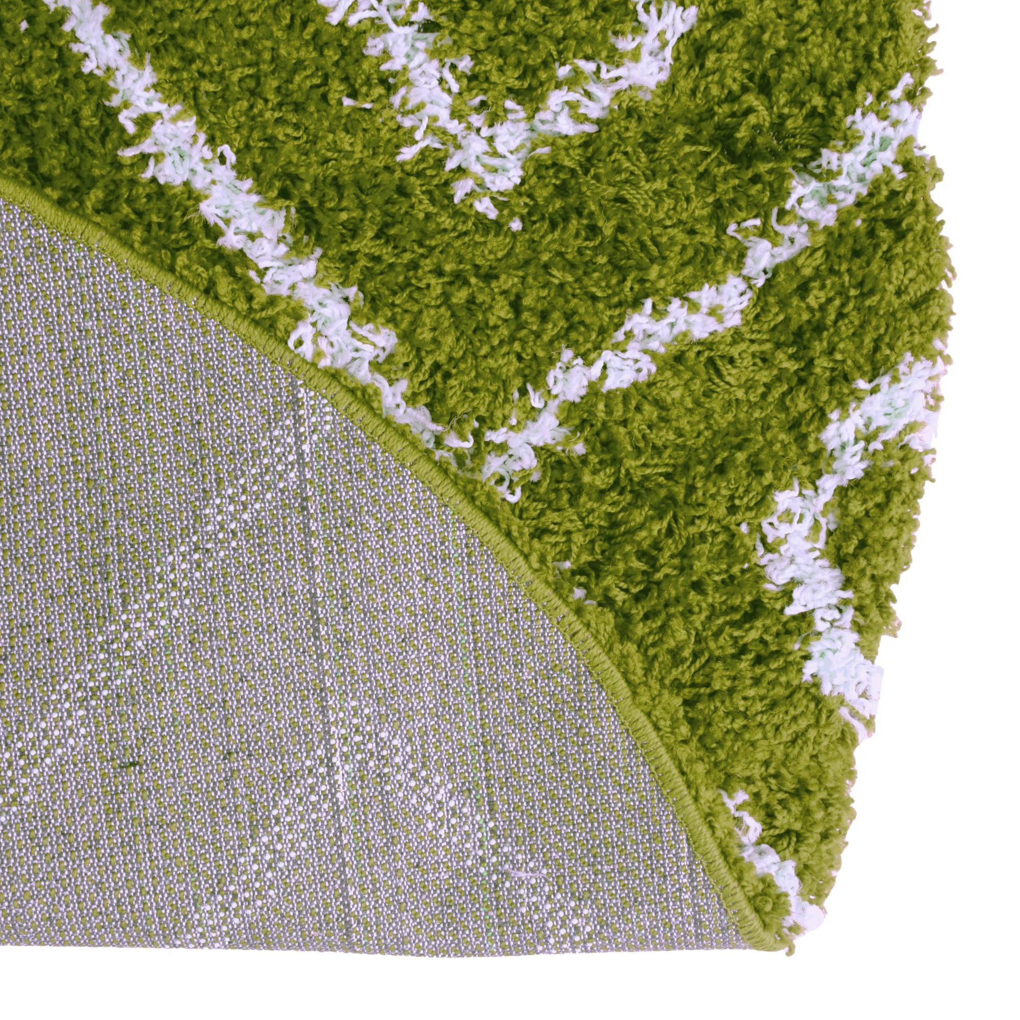 4' x 6' Trellis Shag Oval Rug