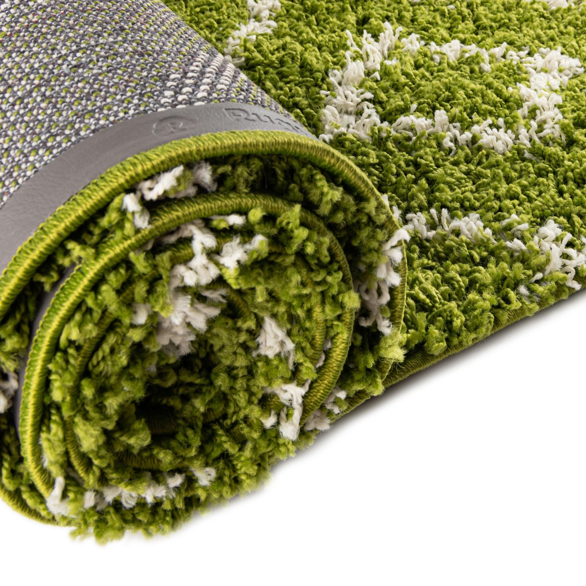 4' x 6' Trellis Shag Oval Rug