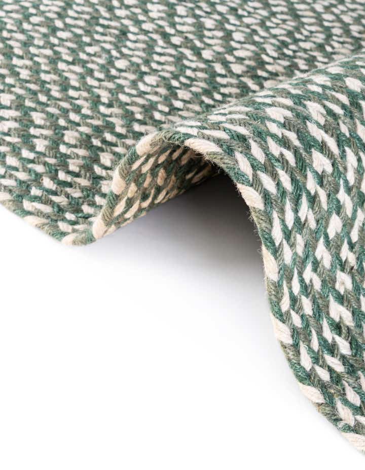 2' x 3' 1 Handmade Tweed Braided Jute Oval Rug