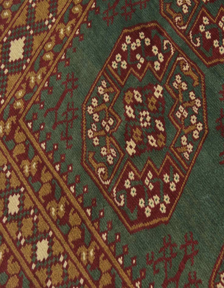 Detail image of 6' 10 x 9' 10 Hand Knotted Afghan Akhche Wool Rug