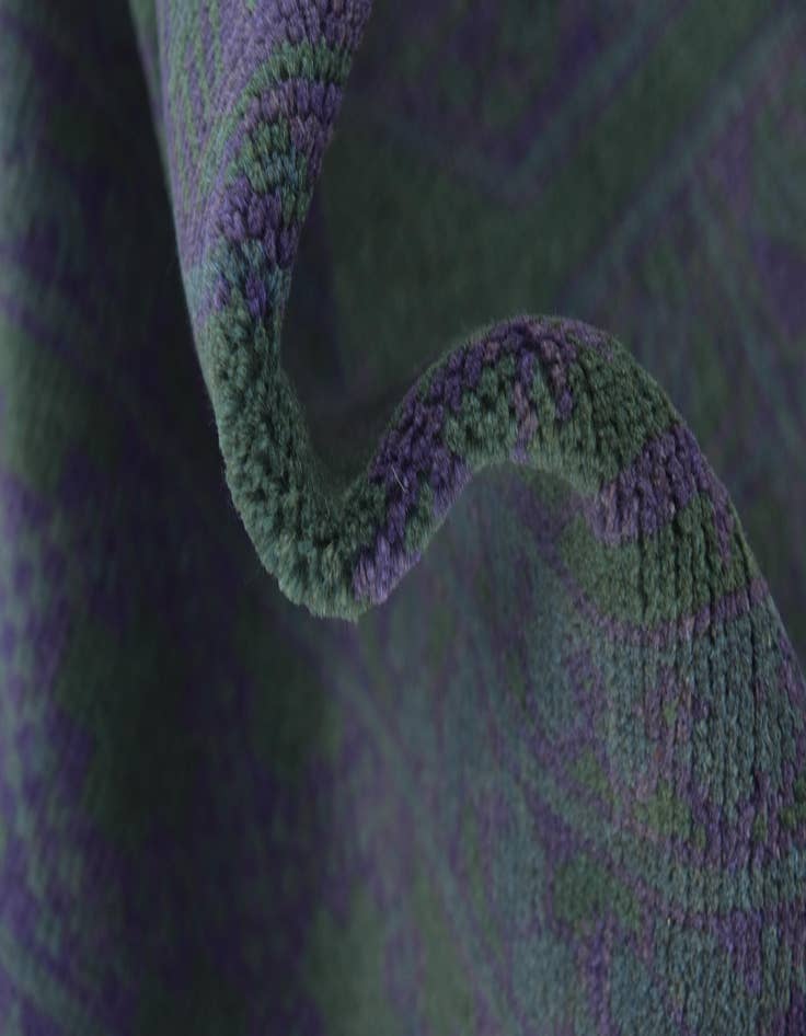 Detail image of 7' x 9' 10 Hand Knotted Afghan Akhche Wool Rug