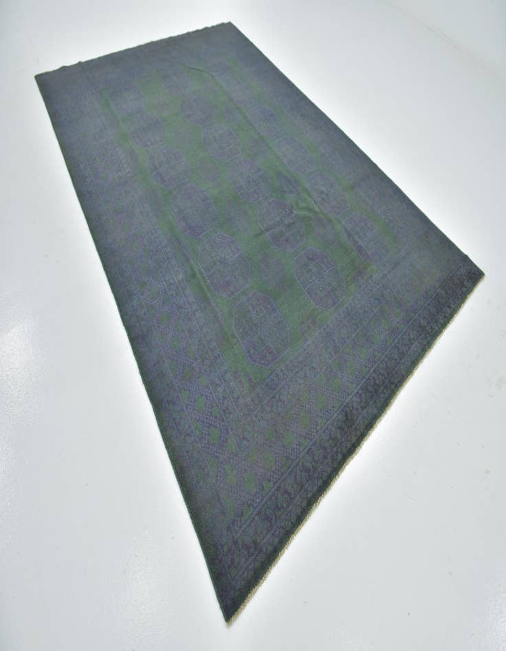 Detail image of 7' x 9' 10 Hand Knotted Afghan Akhche Wool Rug