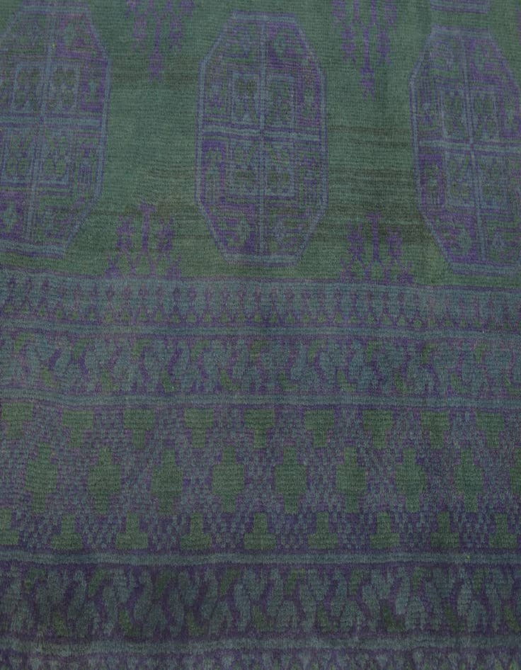 Detail image of 7' x 9' 10 Hand Knotted Afghan Akhche Wool Rug