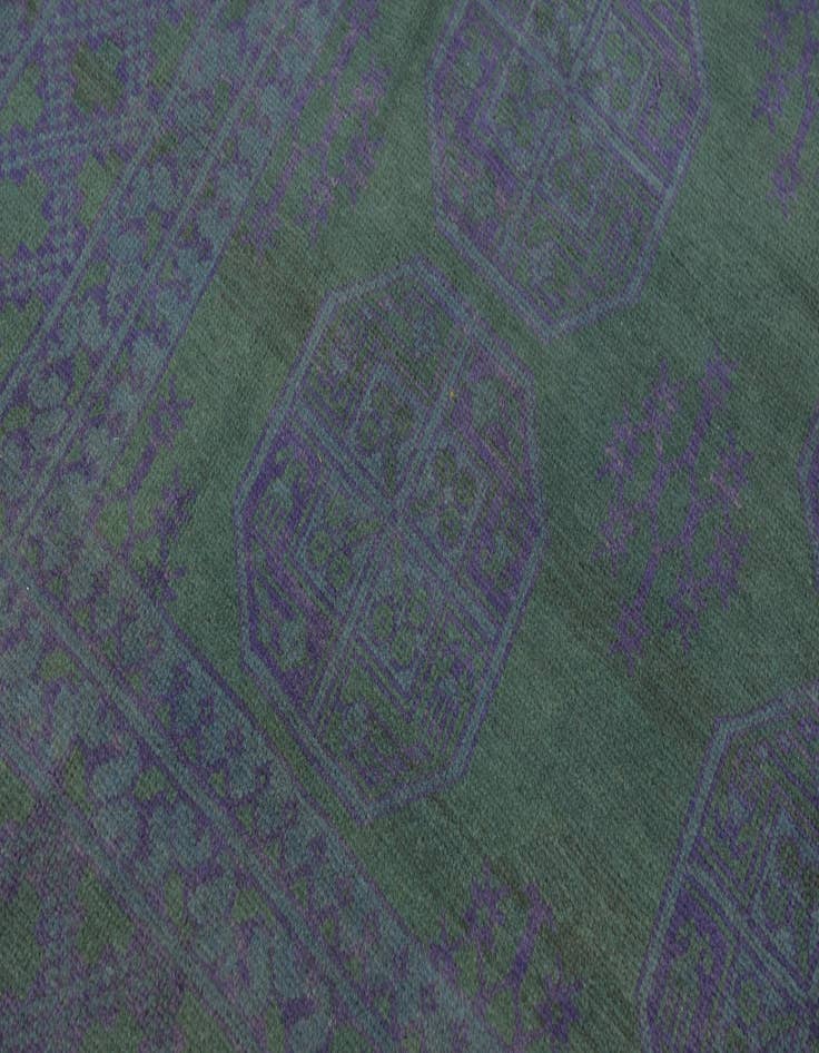 Detail image of 7' x 9' 10 Hand Knotted Afghan Akhche Wool Rug