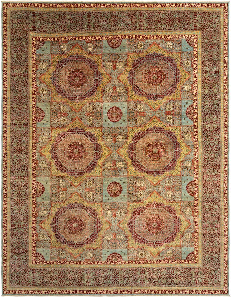 Detail image of 12' 3 x 15' 8 Amina Wool Rug