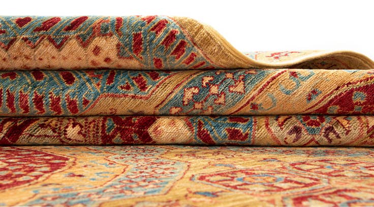 Detail image of 8' 10 x 11' 7 Amina Wool Rug