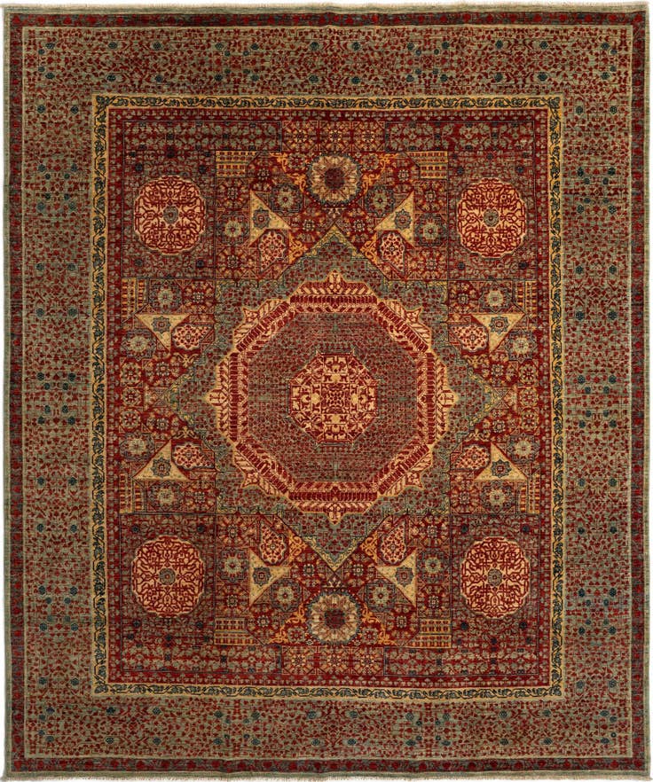 Detail image of 8' 1 x 9' 10 Amina Wool Rug