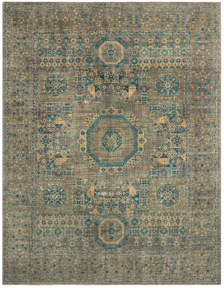 Detail image of 9' x 12' 4 Amina Wool Rug